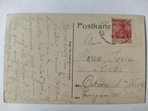 Saw, Schneidemuhl, street, church ca. 1918