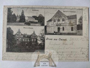 Owinska near Poznań, palace, restaurant 1902