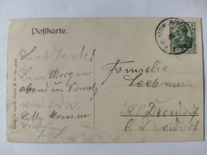 Zlotow, Flatow, letter carrier, thousand greetings, collage 1910