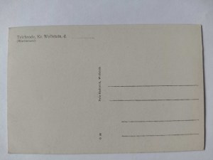 Tuchorza near Wolsztyn, church, street, store ca. 1940.