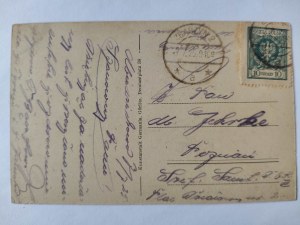 Miedzichowo near Nowy Tomyśl, church, post office, store ca. 1915