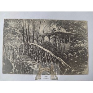 Gniezno, Gnesen, park, mostek 1912