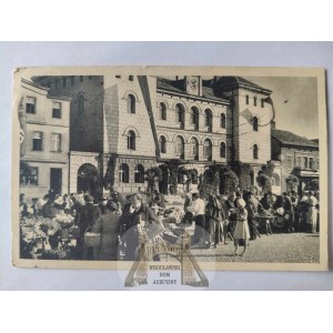 Śrem, Schrimm, Rynek, targowisko 1941