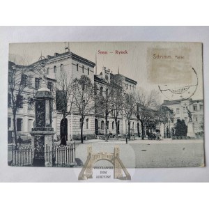 Śrem, Schrimm, Rynek, przedruk 1921