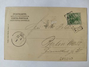 Leszno, Lissa, road to the train station ca. 1900