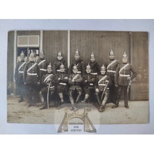 Leszno, Lissa, żołnierze niemieccy, pickelhauby 1910