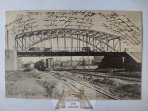 Ostrów Wielkopolski, Ostrowo, railroad viaduct, track 1909