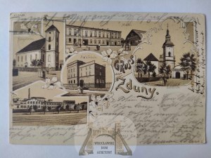 Zduny k. Krotoszyn, lithograph, 1900