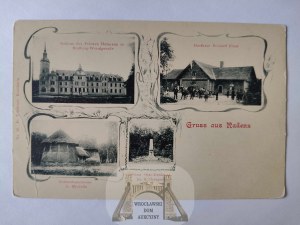 Borzęcice near Koźmin, palace, restaurant ca. 1900.