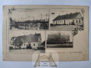 Robakowo near Pleszew, Jarocin, border, customs office, restaurant ca. 1910