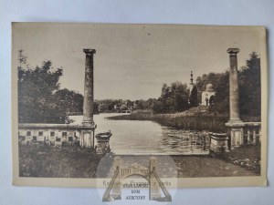 Koscielec near Koło, park, pond ca. 1920