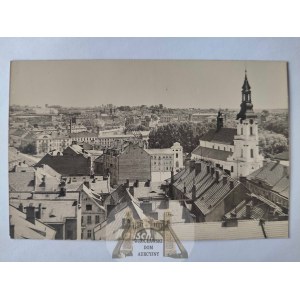 Kalisz, panorama, kościół, fotograficzna, ok. 1940