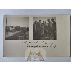 Szczypiorno k. Kalisz, obóz internowanych legionistów, msza 1917