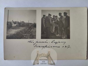 Szczypiorno near Kalisz, camp of interned legionaries, mass 1917