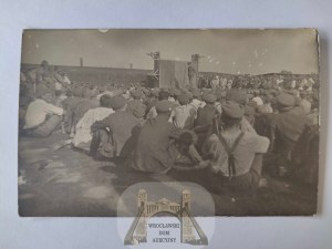 Szczypiorno near Kalisz, camp of interned legionaries, theater, performance 1917