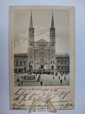 Bydgoszcz, Bromberg, Friedrichsplatz, church 1901