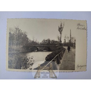 Bydgoszcz, Bromberg, kanał, most ok. 1940