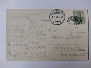 Rynarzewo near Bydgoszcz, station restaurant 1909