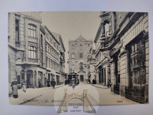 Grudziadz, Graudenz, Gross Marktstrasse, streetcar 1908