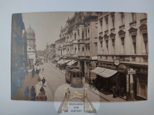 Inowrocław, Królowej Jadwigi street, tramway, photo ca. 1925