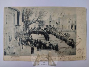 Mrocza near Naklo, visit of the regent Dr. Kraus 1902