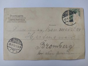 Mrocza near Naklo, visit of the regent Dr. Kraus 1902