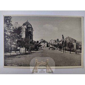 Rypin, Adolf Hitler Platz, nazistowskie flagi 1942