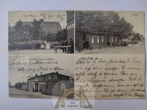Kielpin near Tuchola, Tuchel, post office, school, store 1910