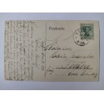 Kiełpin k. Tuchola, Tuchel, poczta, szkoła, sklep 1910