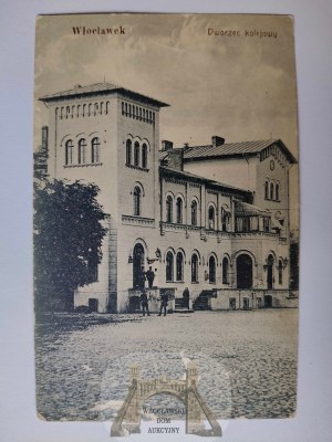 Wloclawek, railroad station ca. 1915