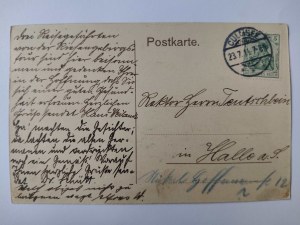 Chelmża, Culmsee, singing festival, decorative vignette, coat of arms 1911