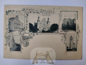 Stzrelno, 5 views circa 1900.