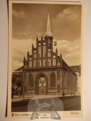 Szczecin, Stettin, Church of St. Peter and Paul, ca. 1938