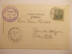 Szczecin, Stettin, last, steamer Germania, 1901