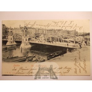 Szczecin, Stettin, most Hansy, 1903