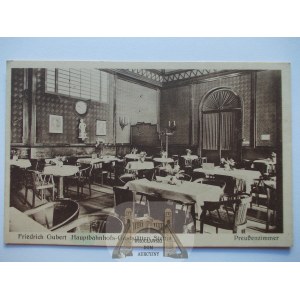 Szczecin, Stettin, dworzec, restauracja, 1939