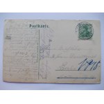 Szczecin, Stettin, Eckerberg, litografia, 1909