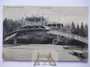Szczecin, Stettin, Buchheide, grotto, 1913