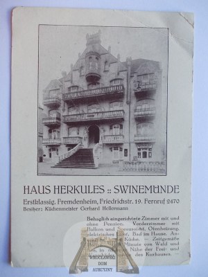 Swinoujscie, Swinemunde, Hercules boarding house, ca. 1930