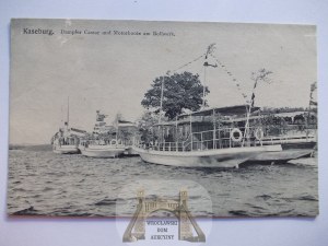 Swinoujscie, Swinemunde, steamboat harbor, 1915