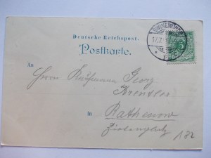 Swinemunde, ship, steamer Swinemunde, 1898