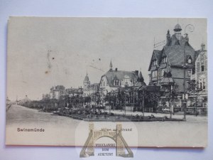 Swinoujscie, Swinemunde, villas by the sea, ca. 1910