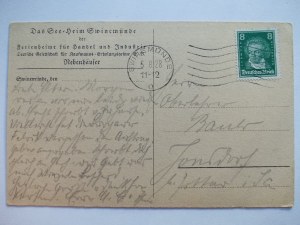 Swinoujscie, Swinemunde, holiday home for trade and industry workers, 1928