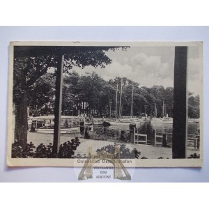 Świnoujście, Swinemunde, Chorzelin, port, 1936