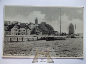Kamień Pomorski, Cammin, harbor, circa 1940.