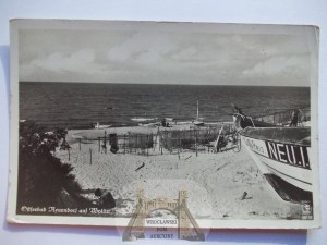 Wisełka, Neuendorf, fishing nets, 1938