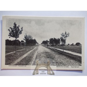 Międzywodzie, Haidebrink, plac sportowy, ok. 1920