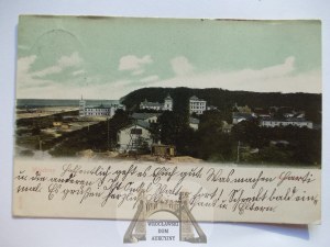 Miedzyzdroje, Misdroy, panorama, 1906