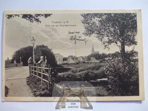 Trzebiatow, Treptow, view from viaduct, 1914