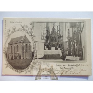 Zielony Dwór k. Święciechowo, Resko, Łobez, kościół, 1905
